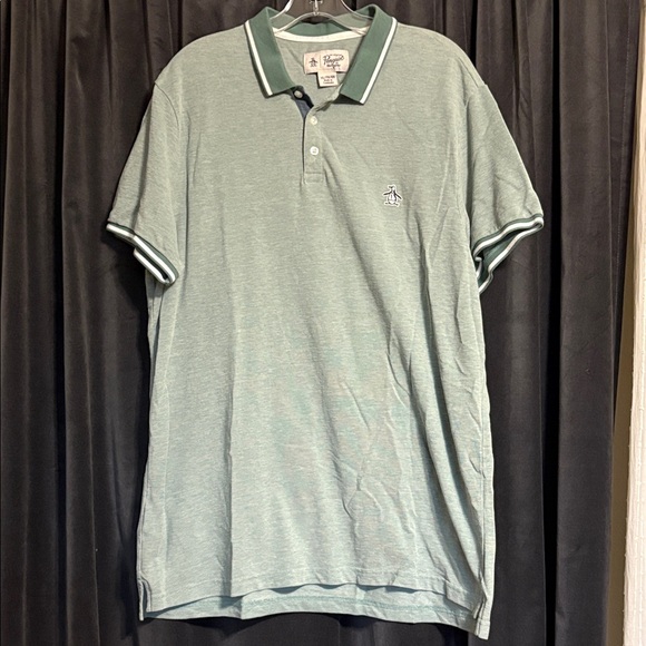 Original Penguin Men's Mint Polo Shirt - Picture 1 of 5